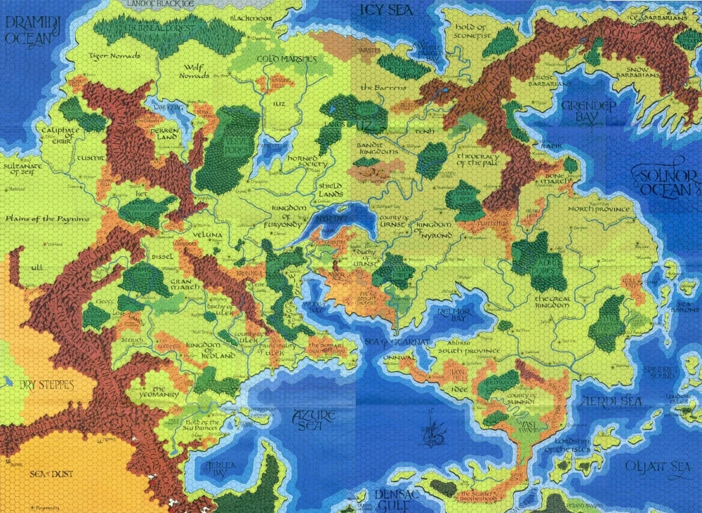 World of Greyhawk map