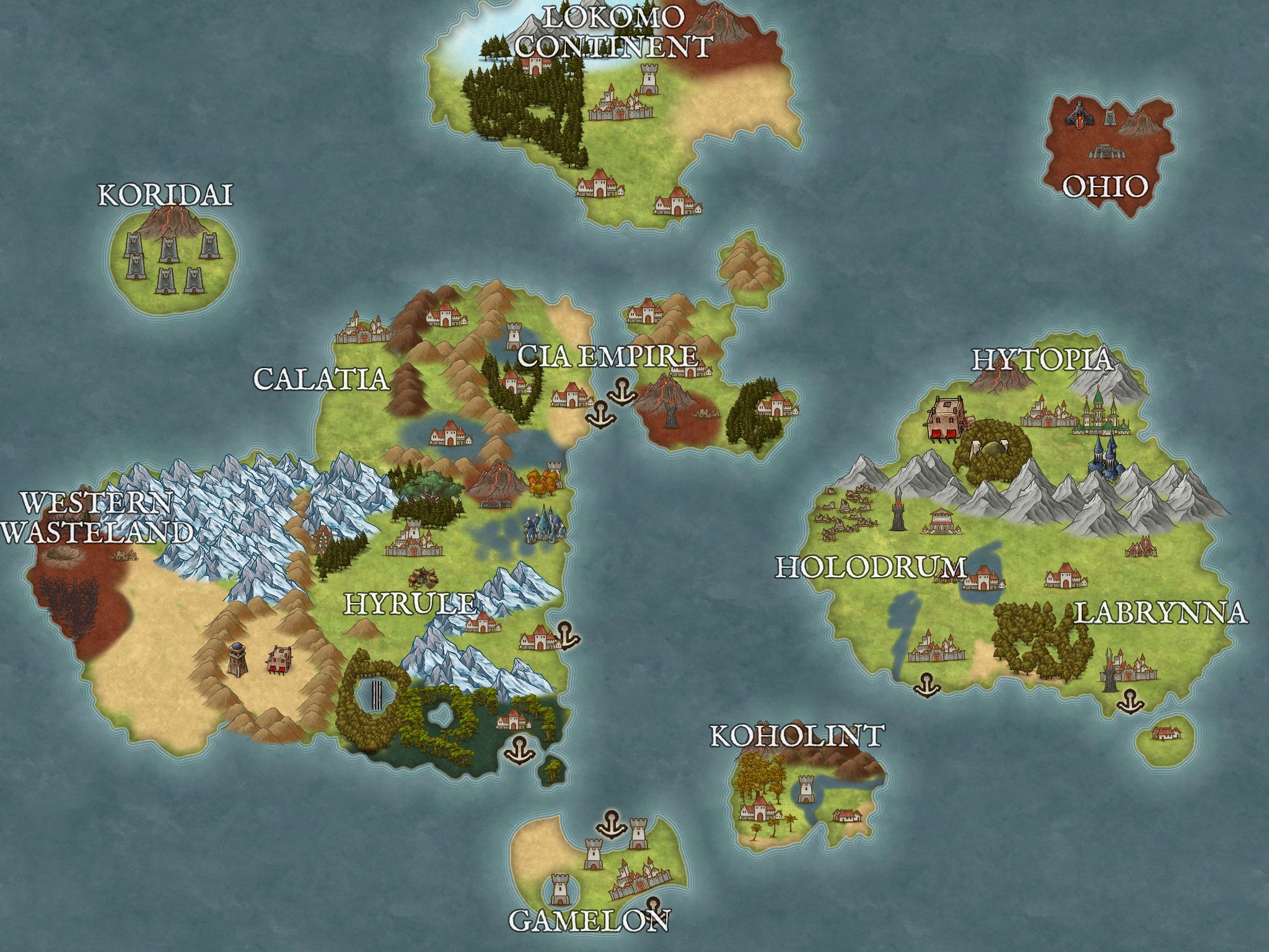 Overworld Maps